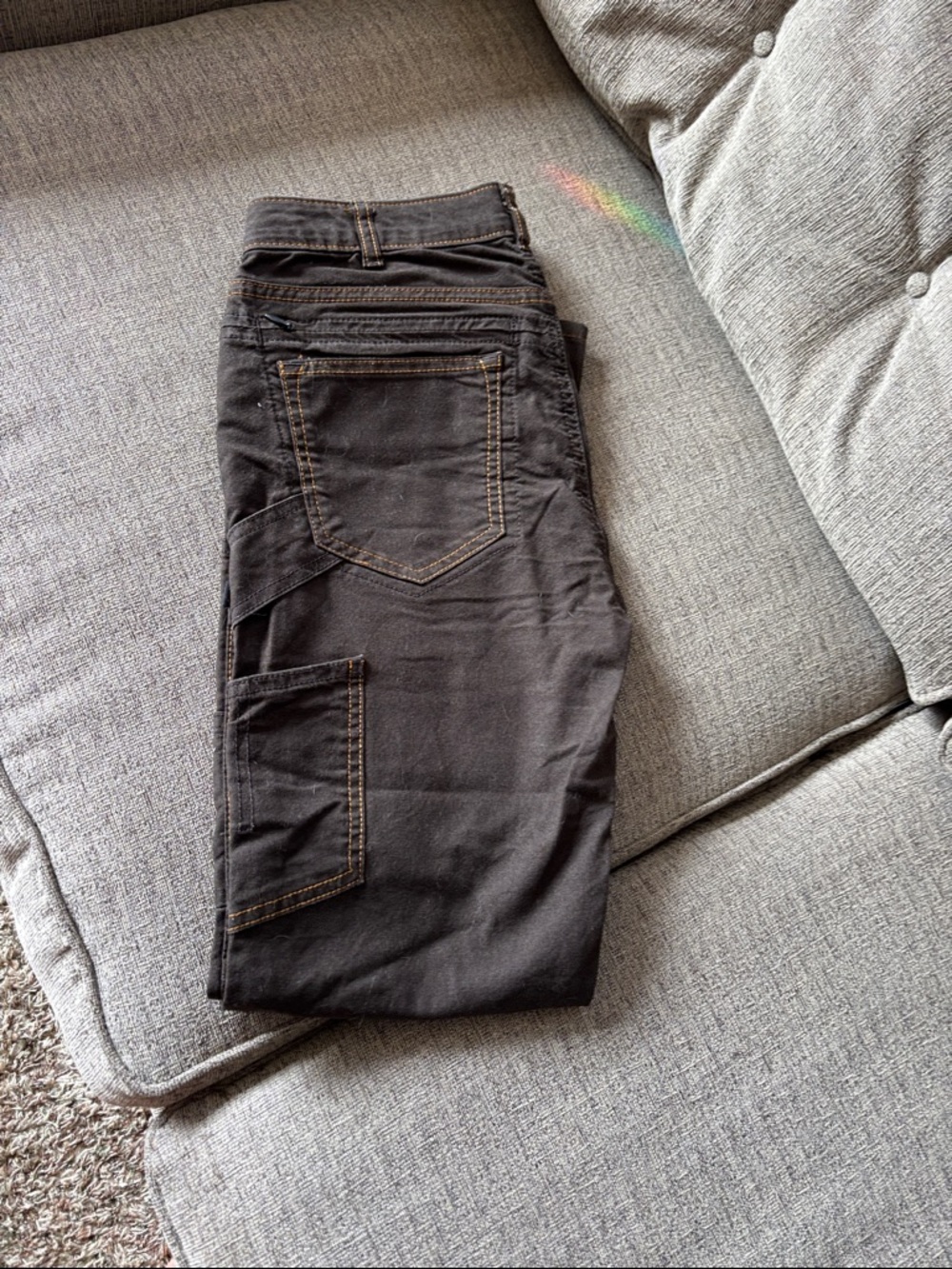 Women's Black Boot Cut Utility Pants